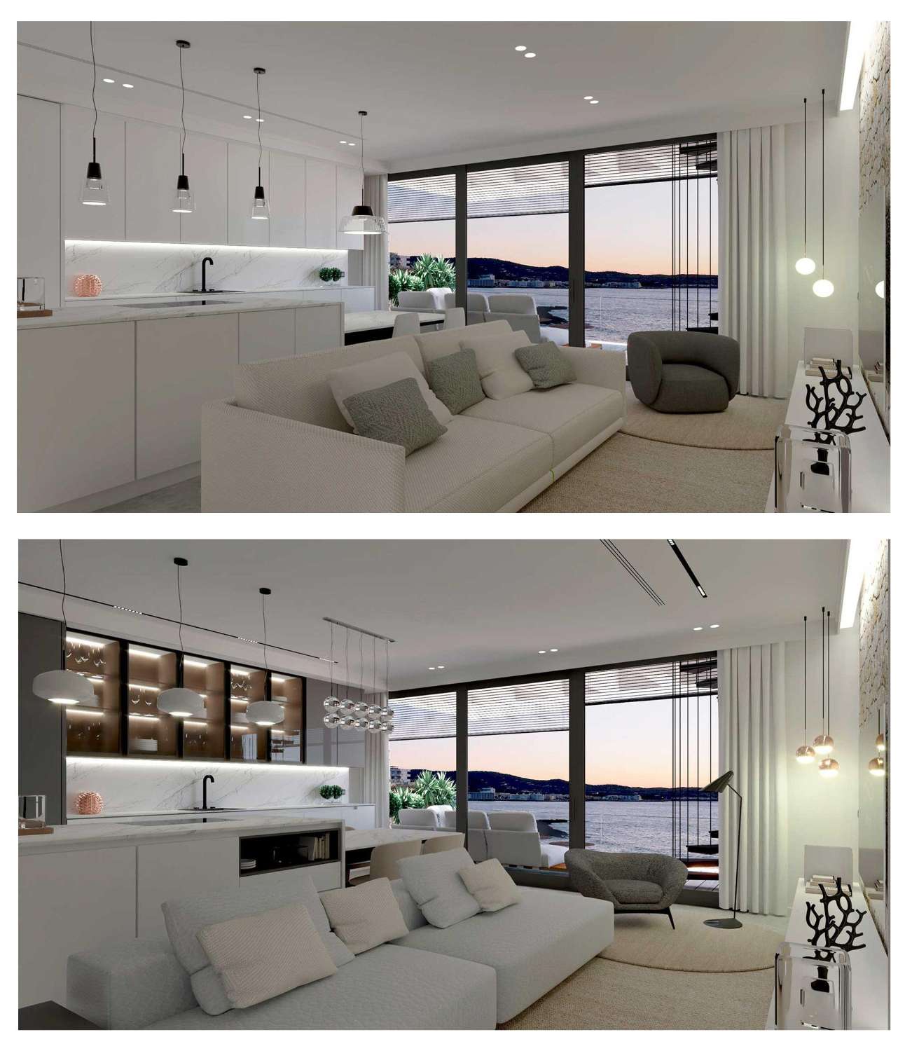 Exclusivos apartamentos con vistas al mar