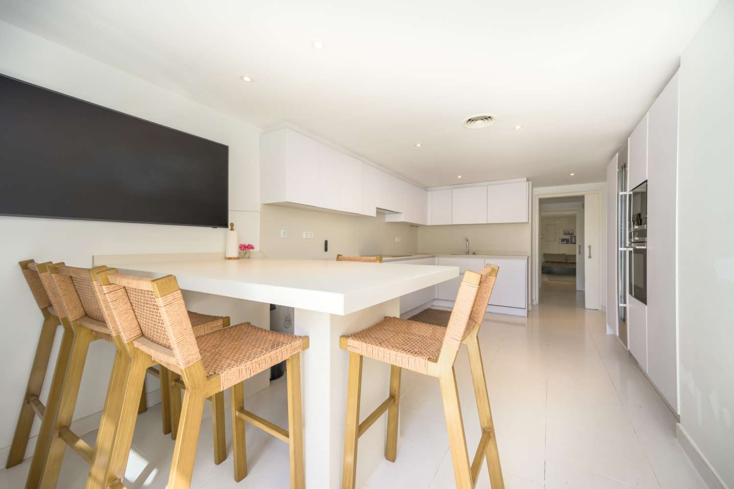 Exclusief duplexappartement met zwembad en dakterras in Illa Plana.