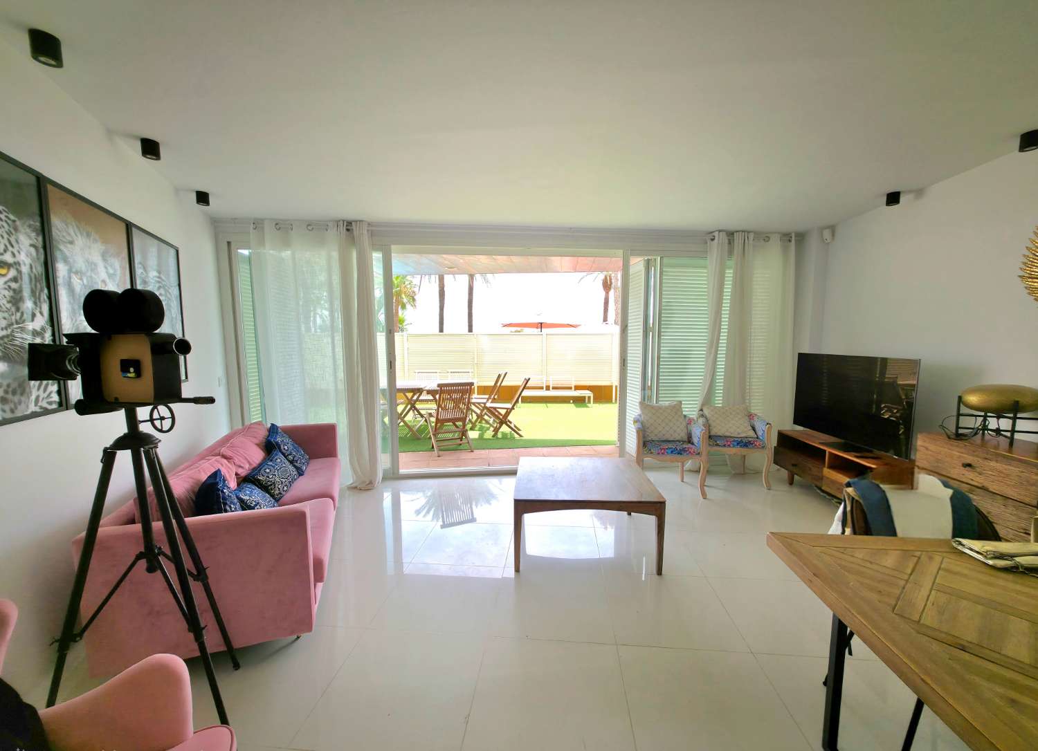 Beachfront rental in Platja d'en Bossa