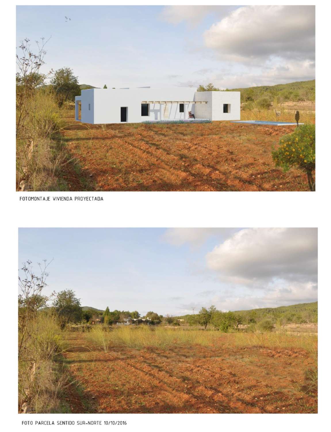 Parcela con proyecto y licencia en Sant Joan de Labritja